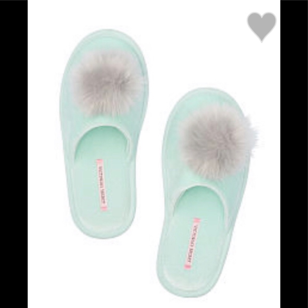 💕sold💕Gorgeous Mint Green VS Slippers